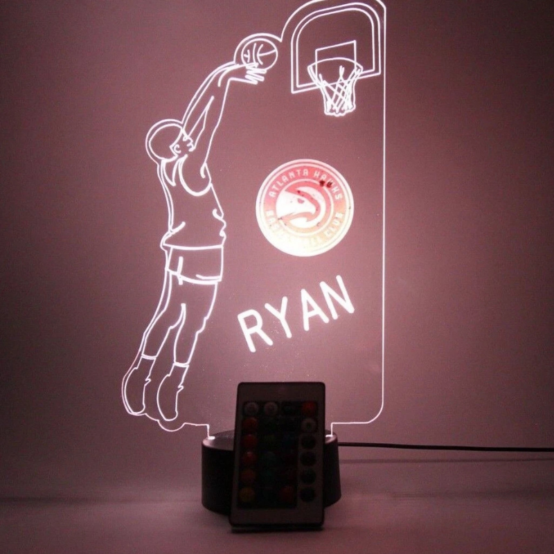 Atlanta Hawks NBA Basketball Player Sports Light Up Lamp