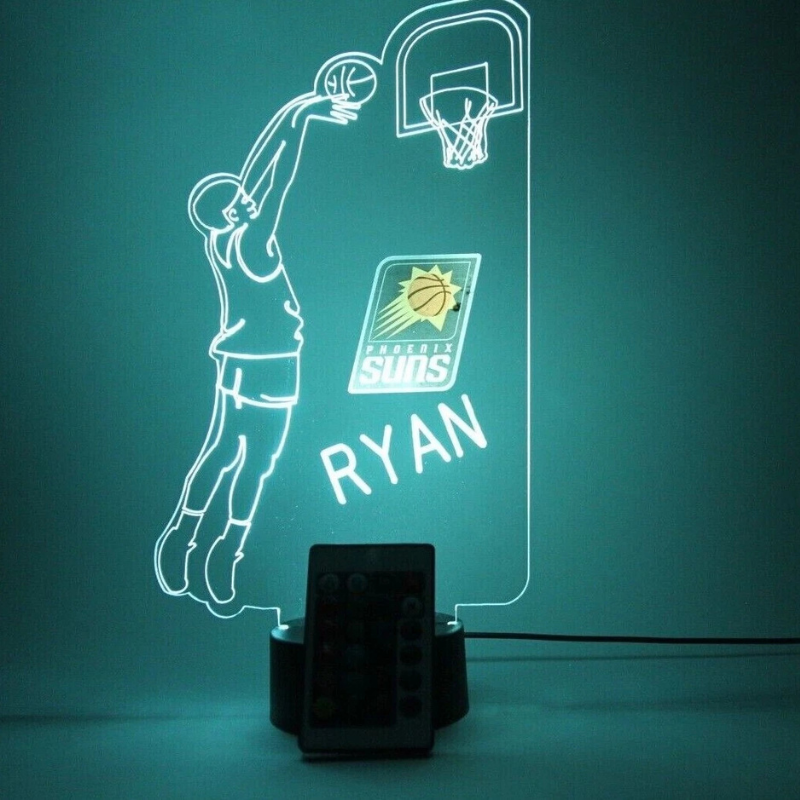 Phoenix Suns NBA Basketball Player Sports Light Up Lamp
