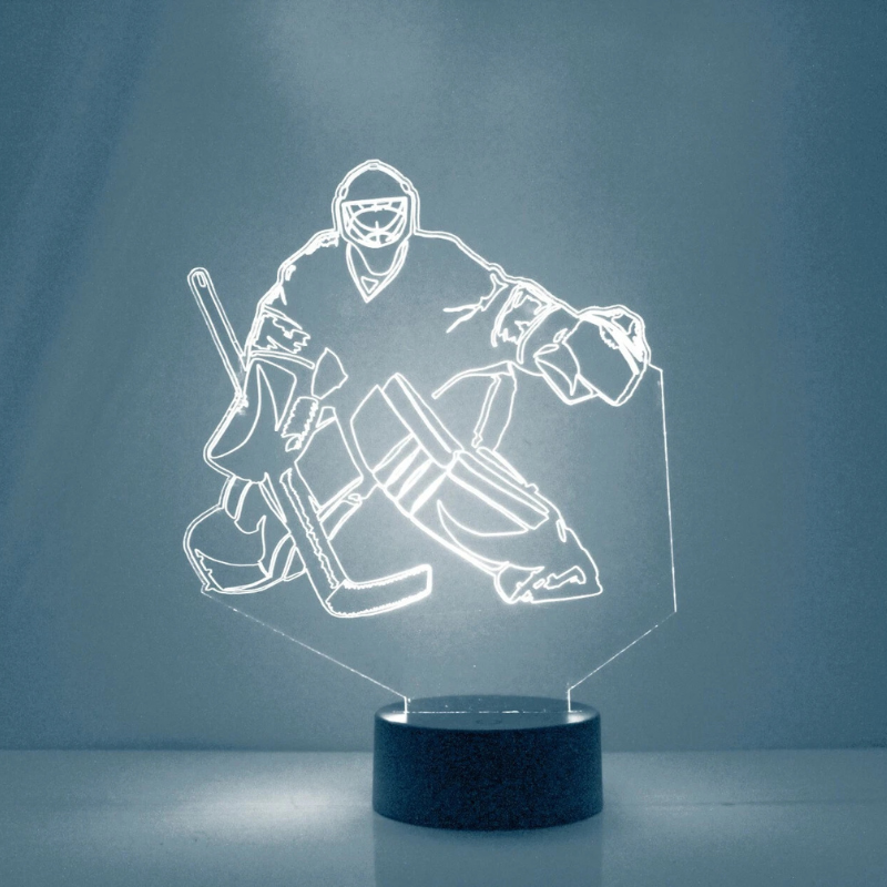 Personalized Washington Capitals Goalie Lamp 