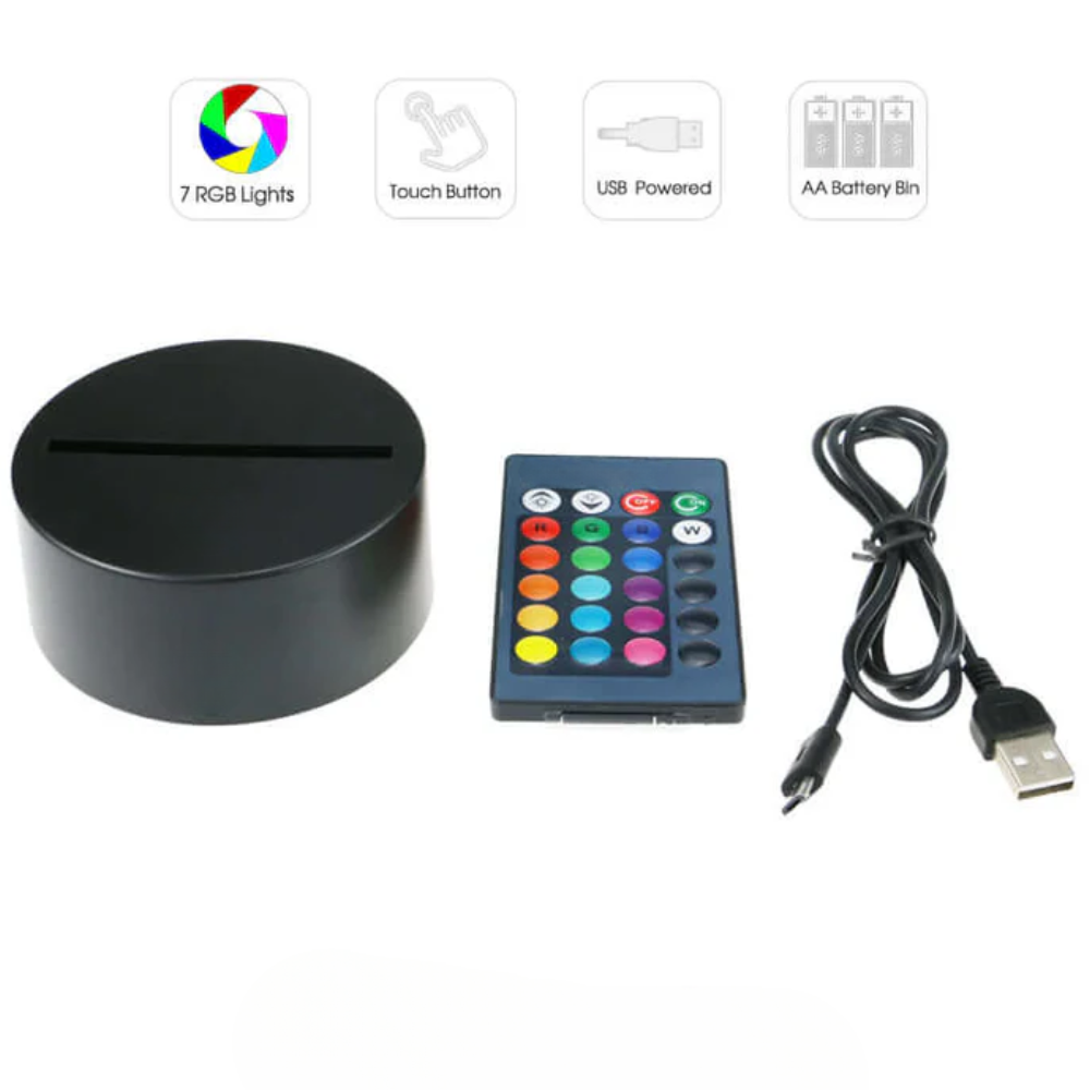 Aircraft Themed Illusion LED Lamp-3D Optical Lamp