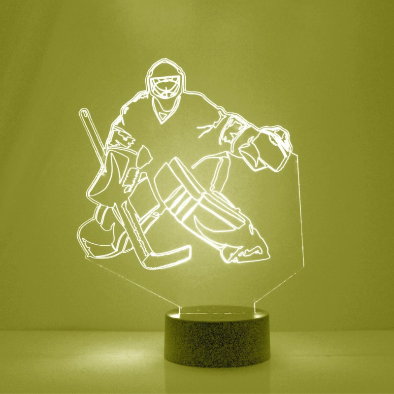 Personalized Anaheim Ducks Goalie Sports Fan Lamp