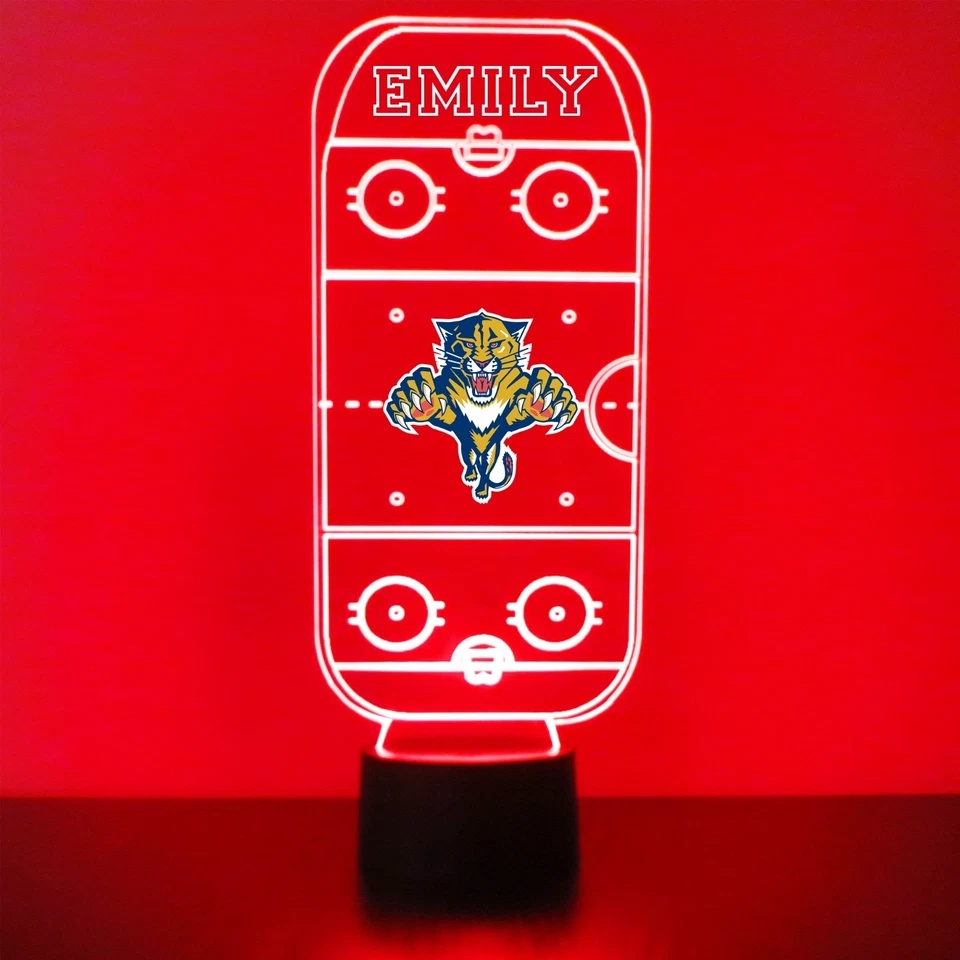 Customized San Jose Sharks Themed LED Night Lamp