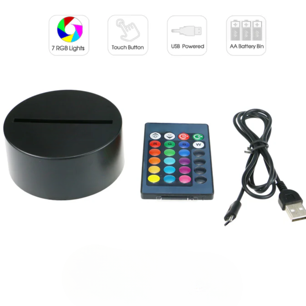 Ship Themed Illusion LED Lamp-3D Optical Lamp