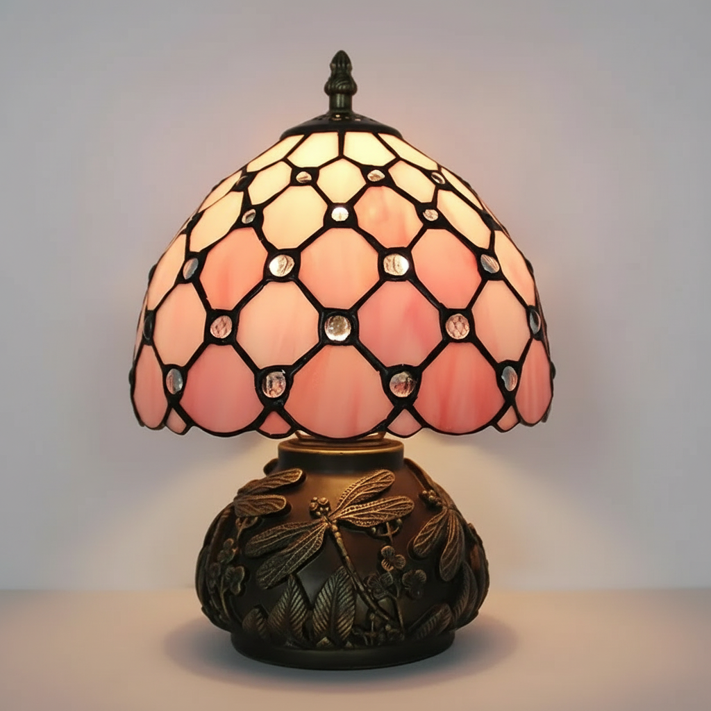 8-inch Stained Glass Desk Lamp