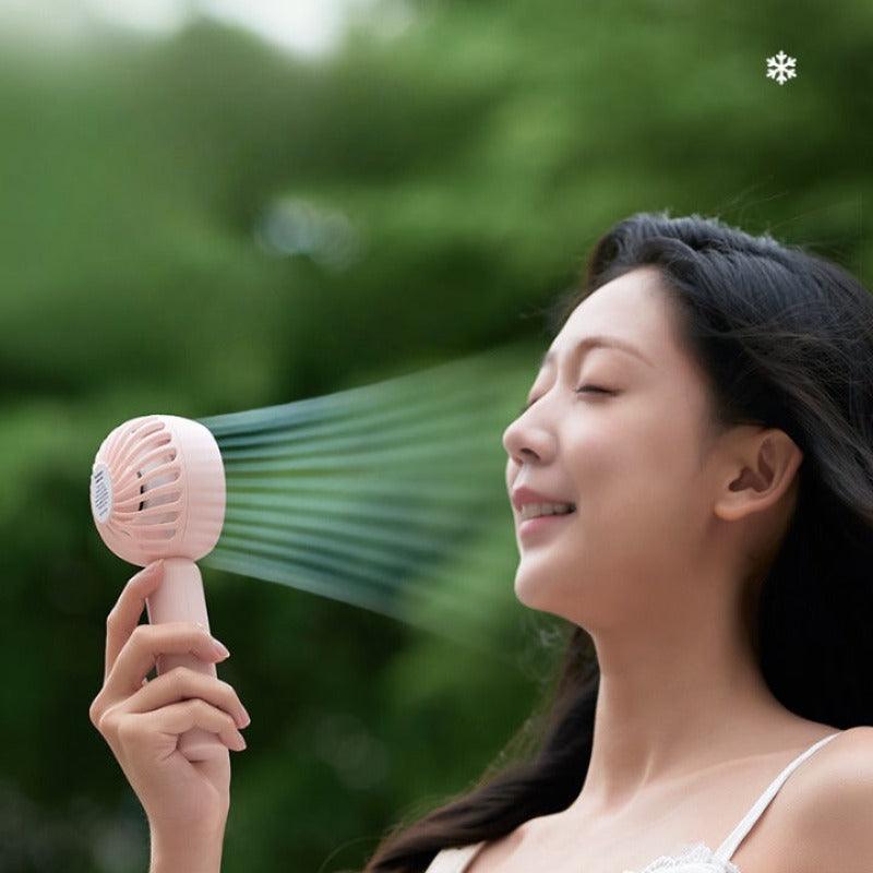 3D Acrylic LED The Ice Small Fan With Remote Control-3D Optical Lamp