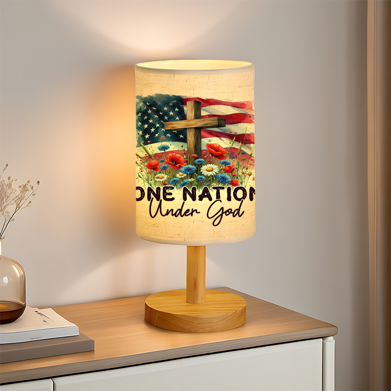 USB-powered Linen Lamp Making It an Excellent Gift