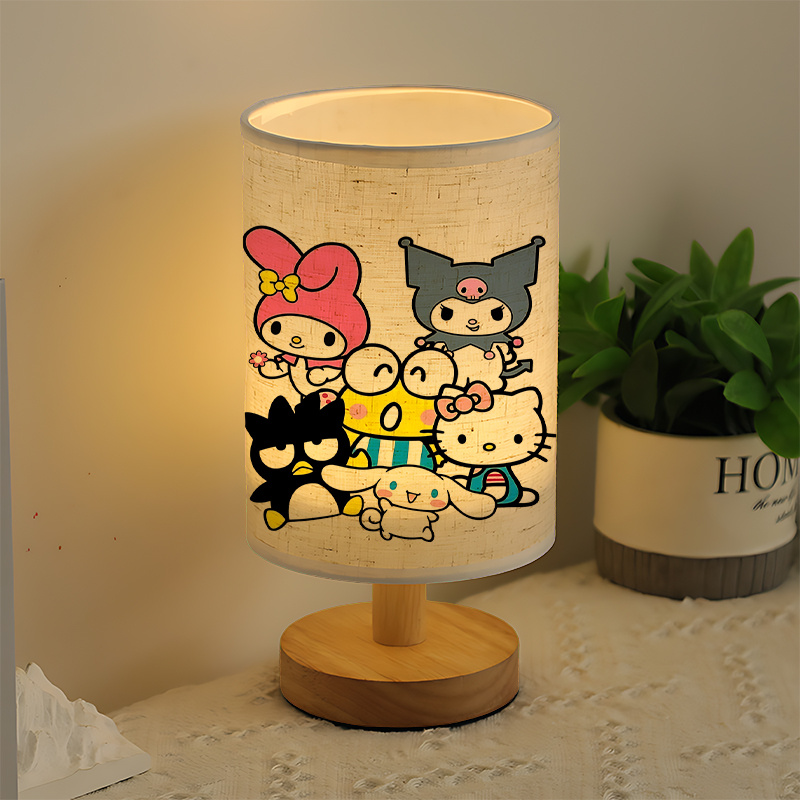 Hello Kitty USB Powered Modern Linen Lamp