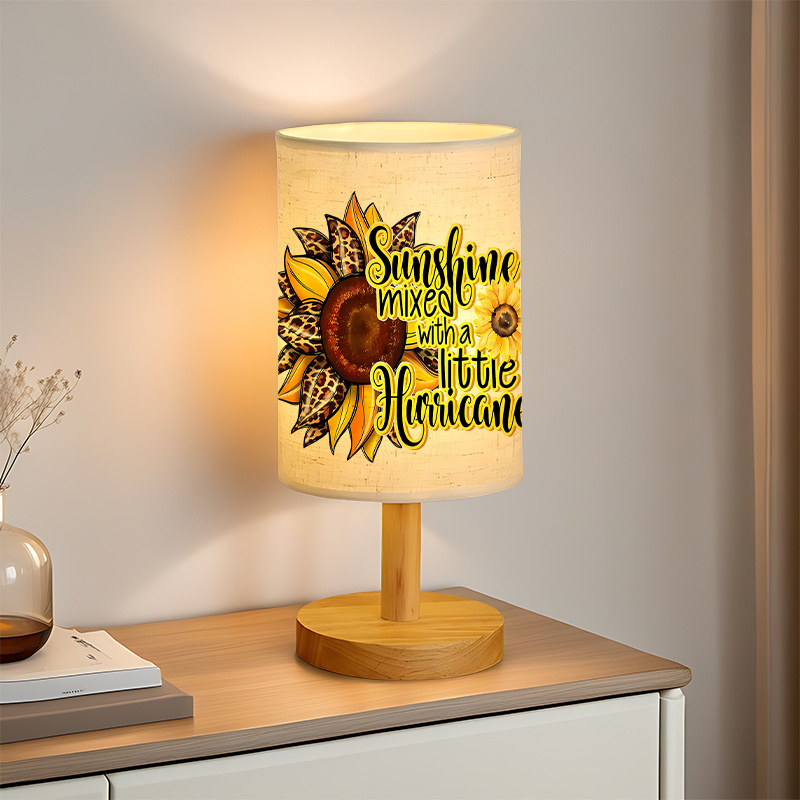 A Modern USB Powered Linen Lamp