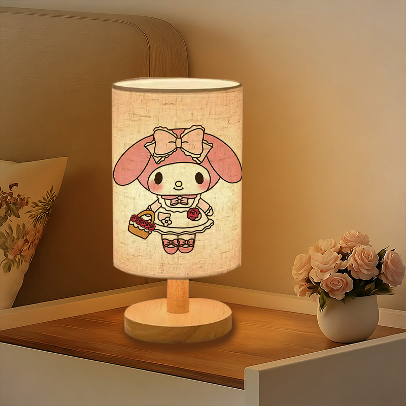 A modern Sanrio USB-powered linen lamp with a creative design