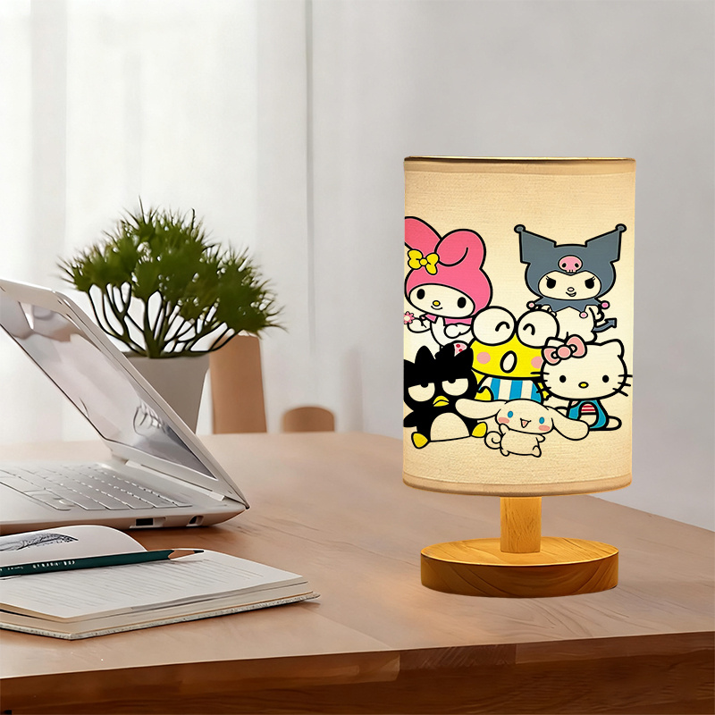 Hello Kitty USB Powered Modern Linen Lamp