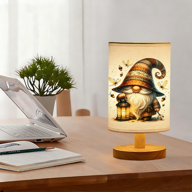 USB Powered Linen Lamp With A Unique Design And Exquisite Patterns