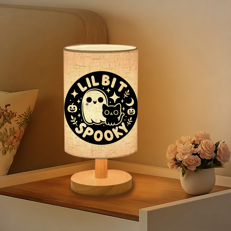 Modern USB-powered Linen Table Lamp Cozy Atmosphere