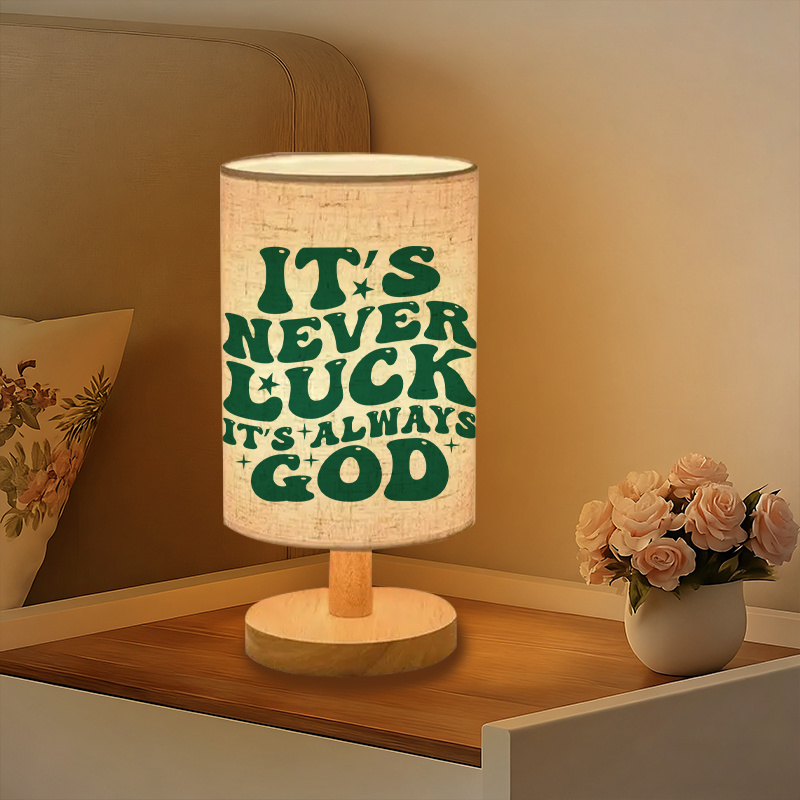 Modern USB Powered Linen Lamp with Unique Design and Exquisite Patterns