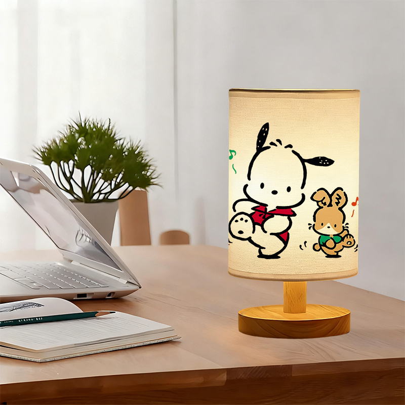 A Modern Sanrio USB Powered Linen Lamp
