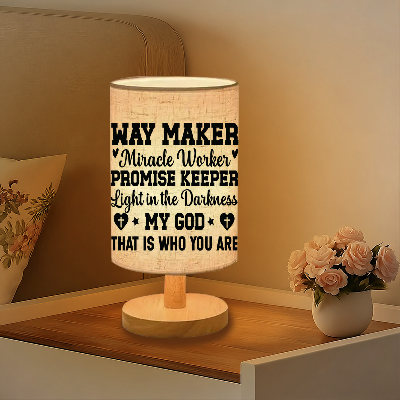 USB-Powered Linen Lamp Unique Design