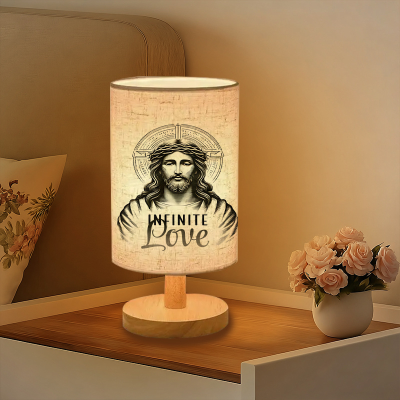 USB-powered Linen Lamp Ambiance in the Room