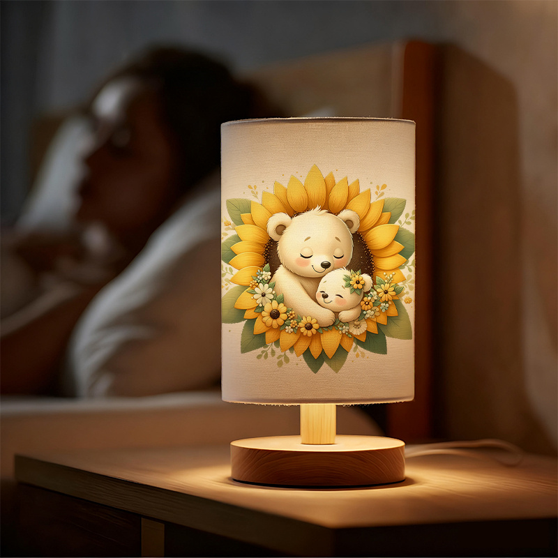 Modern USB-powered Linen Lamp with a Unique Design39
