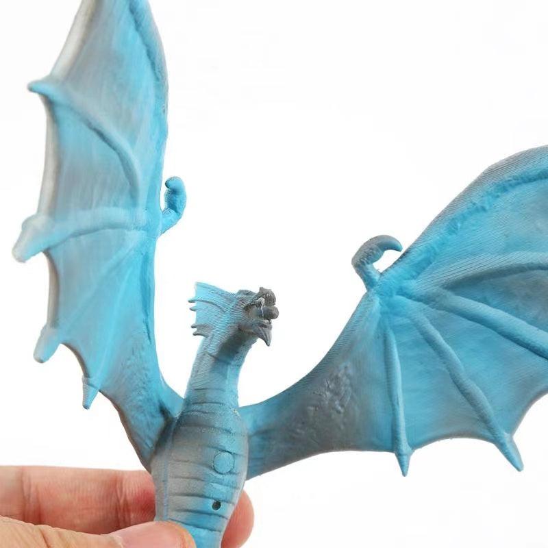 Volcanic Dragon Figurine Decor-3D Optical Lamp
