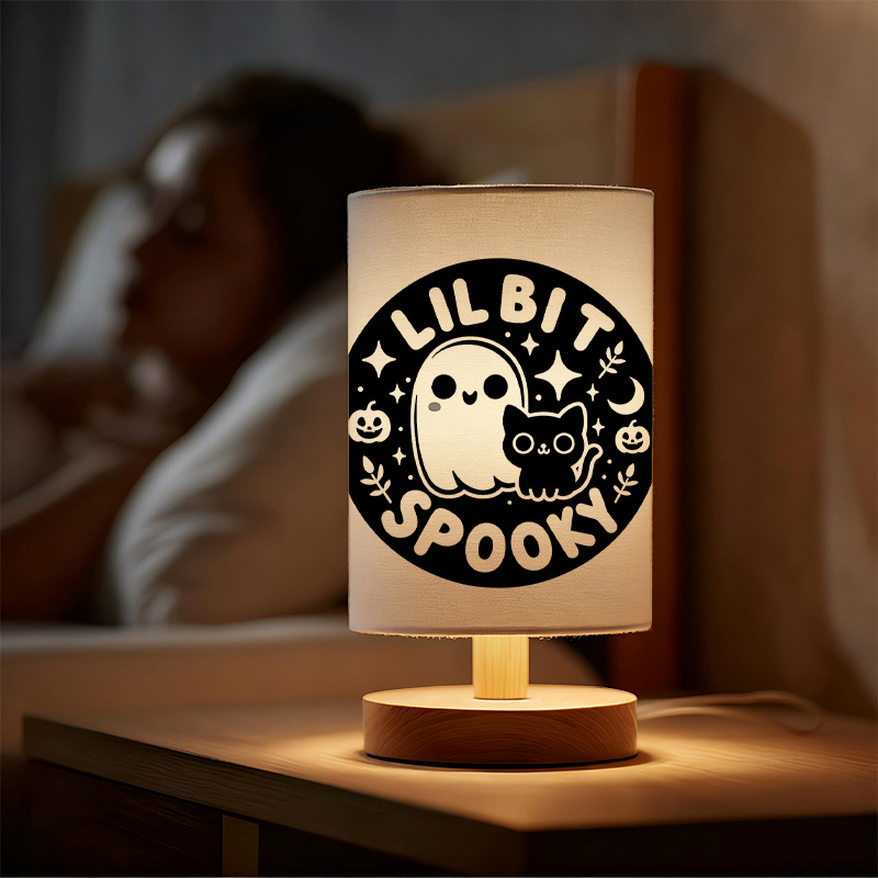 Modern USB-powered Linen Table Lamp Cozy Atmosphere