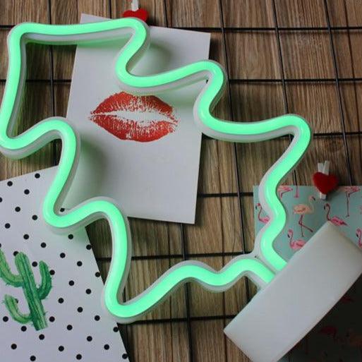 3D Optical Illusion Pine Tree Neon Lamp-3D Optical Lamp