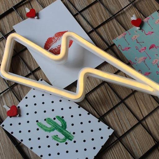 3D LED Illusion Lightning Bolt Neon Lamp-3D Optical Lamp