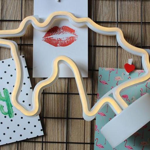 USB And Battery Powered 3D Unicorn Neon Modelling Lamp-3D Optical Lamp