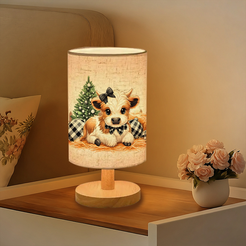 Modern USB-Powered Linen Lamp with Unique Design Ideal Gift for Family 