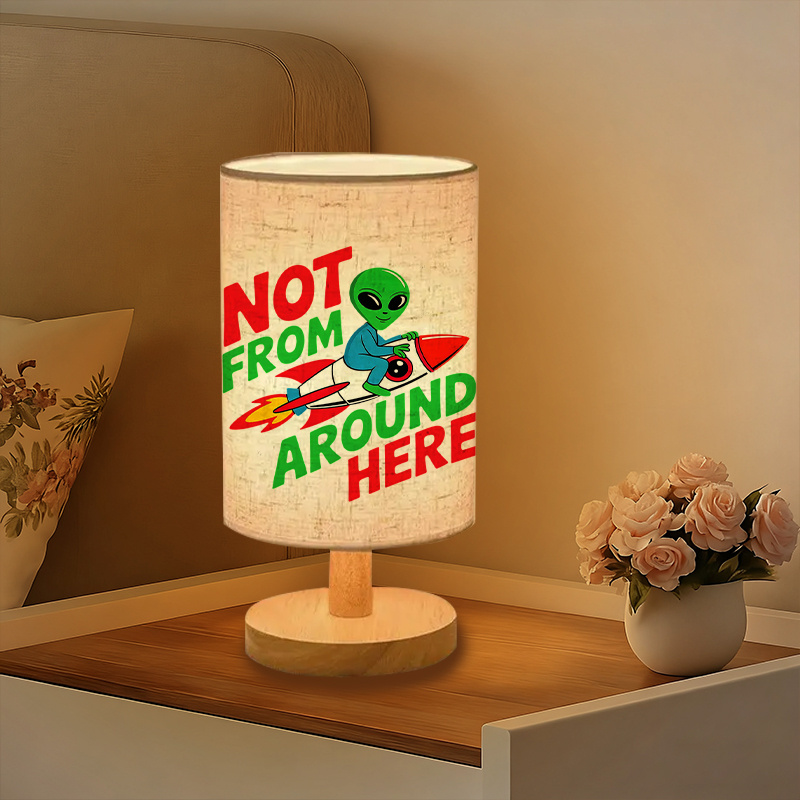 USB Powered Linen Table Lamp