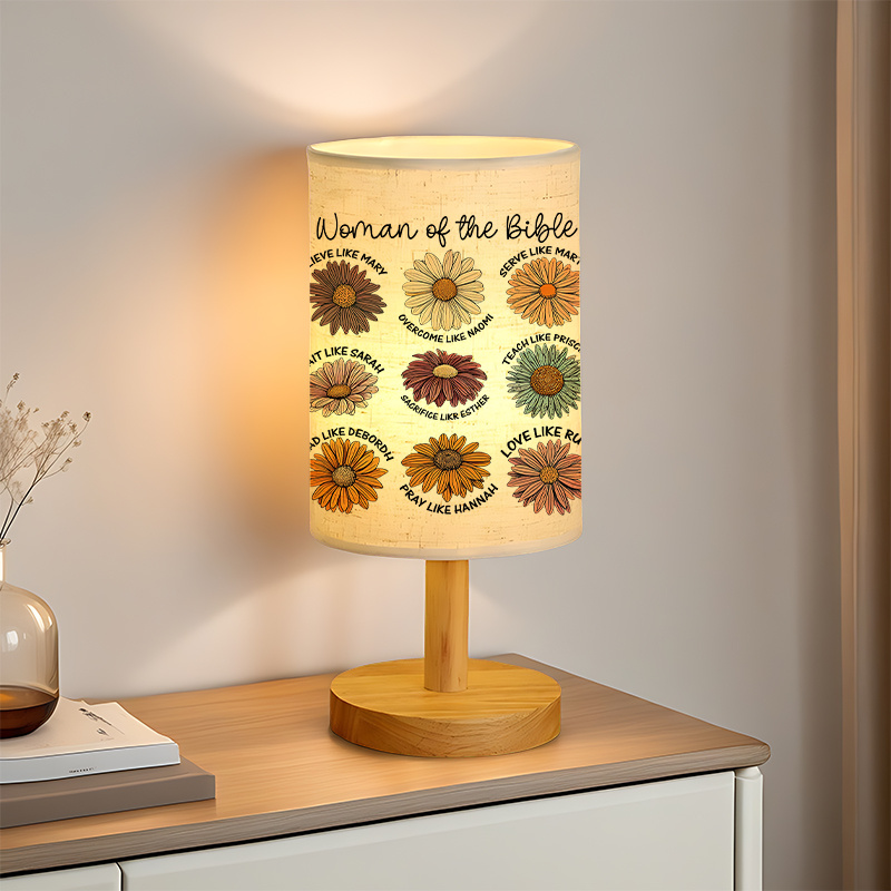 USB Powered Linen Lamp With A Unique Design And Exquisite Patterns
