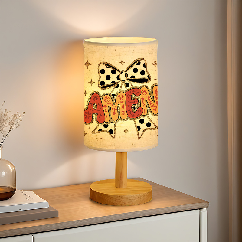 Modern USB-powered Linen Lamp with a Unique Design25