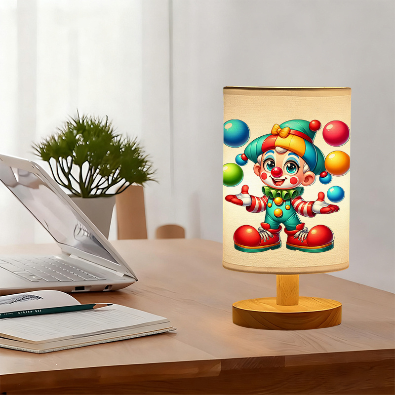 USB-Powered Linen Lamp Unique Design, Exquisite