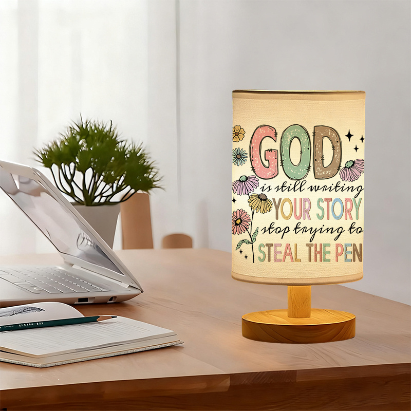 Modern USB-Powered Table Lamp with Bulb