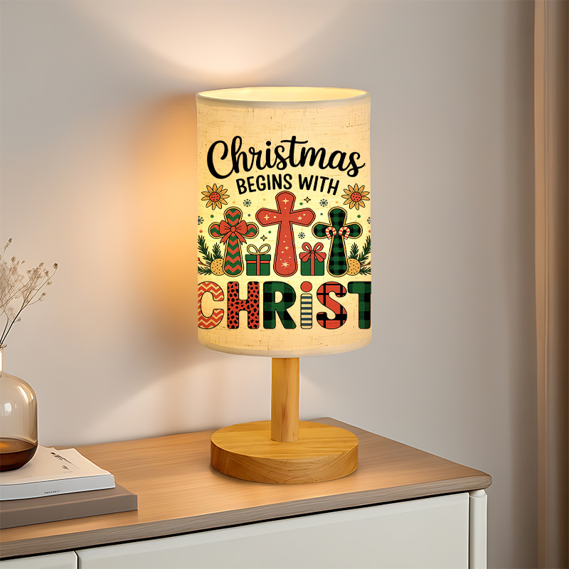 A Modern USB-powered Linen Lamp with a Unique Design and Exquisite Patterns