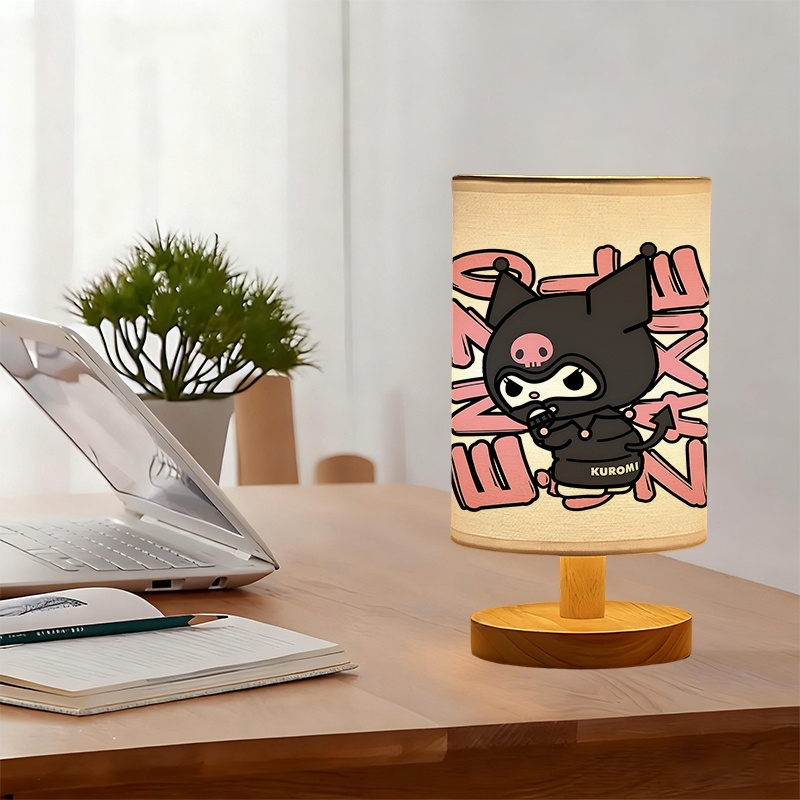 A modern Sanrio USB-powered linen lamp with a creative design