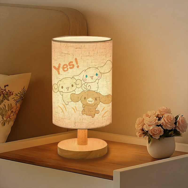 Sanrio-Themed USB-Powered Table Lamp with Cute Sanrio Patterns 