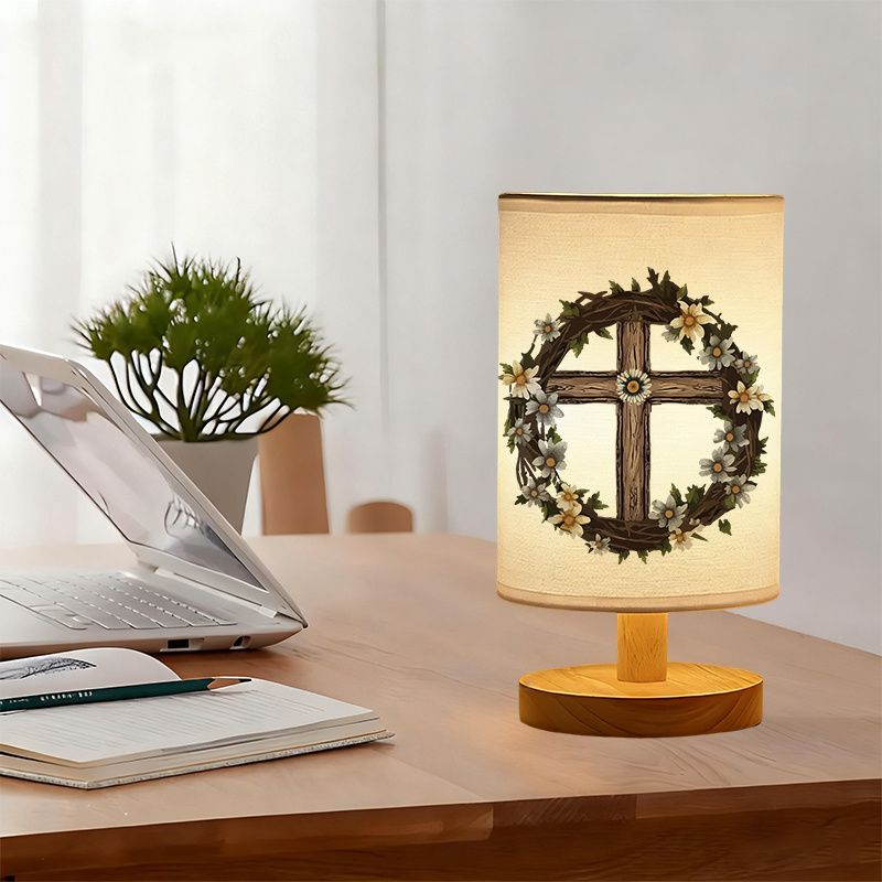 Modern USB-powered Linen Lamp with a Unique Design and Exquisite Patterns