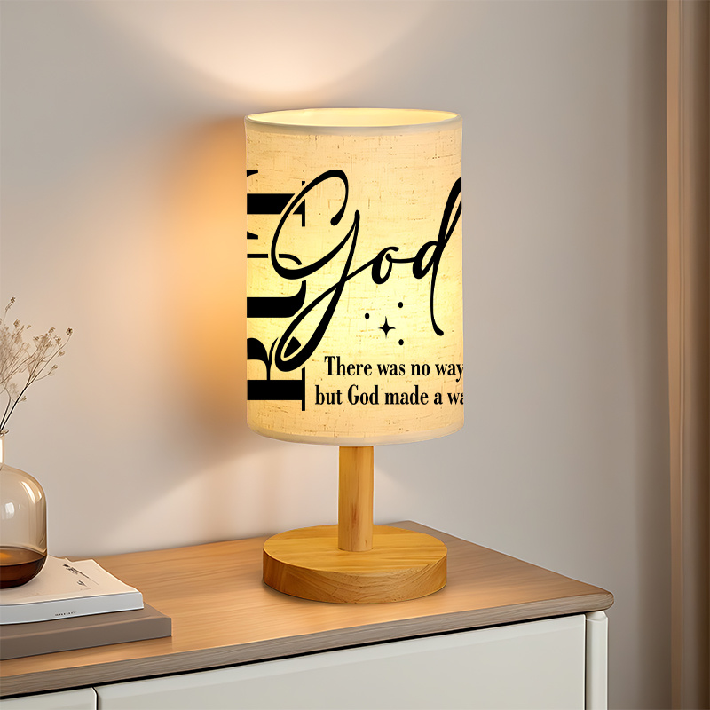 Modern USB-powered Linen Lamp with a Unique Design and Exquisite Patterns.