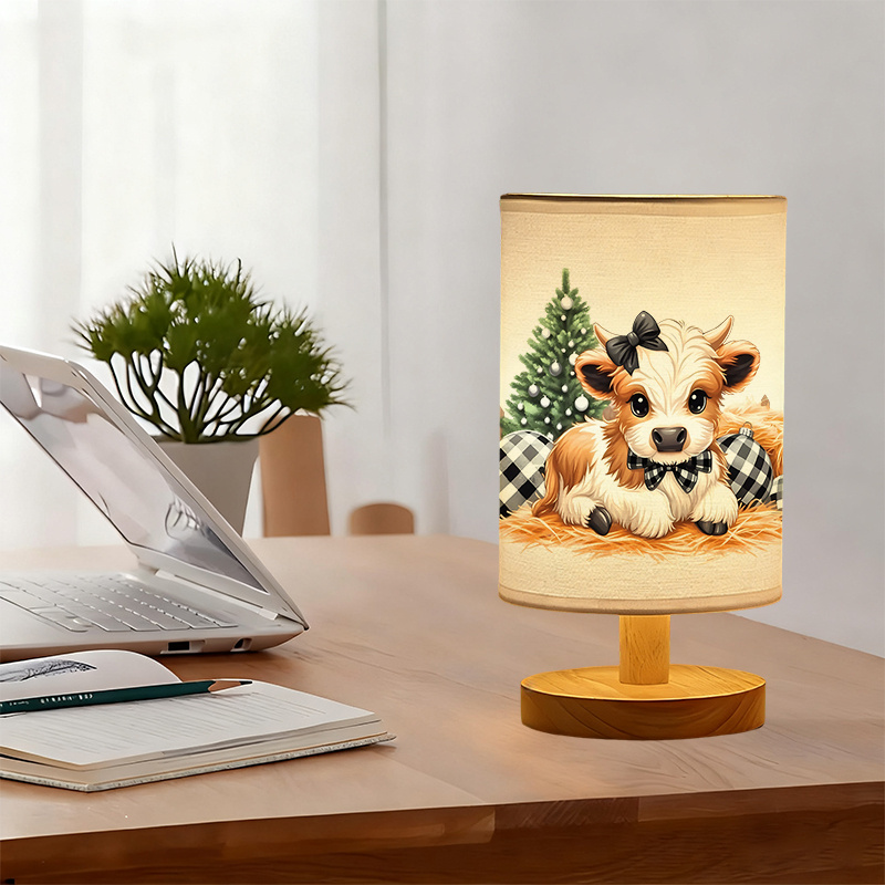 Modern USB-Powered Linen Lamp with Unique Design Ideal Gift for Family 