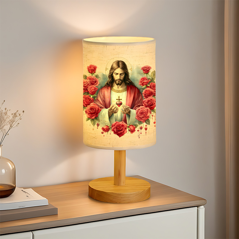 Modern USB Powered Linen Lamp