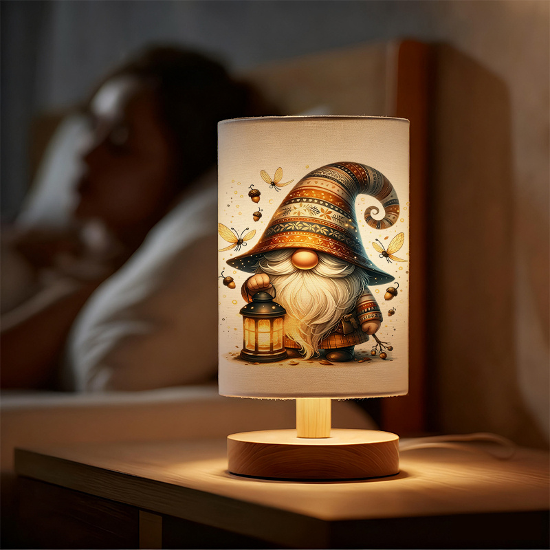 USB Powered Linen Lamp With A Unique Design And Exquisite Patterns
