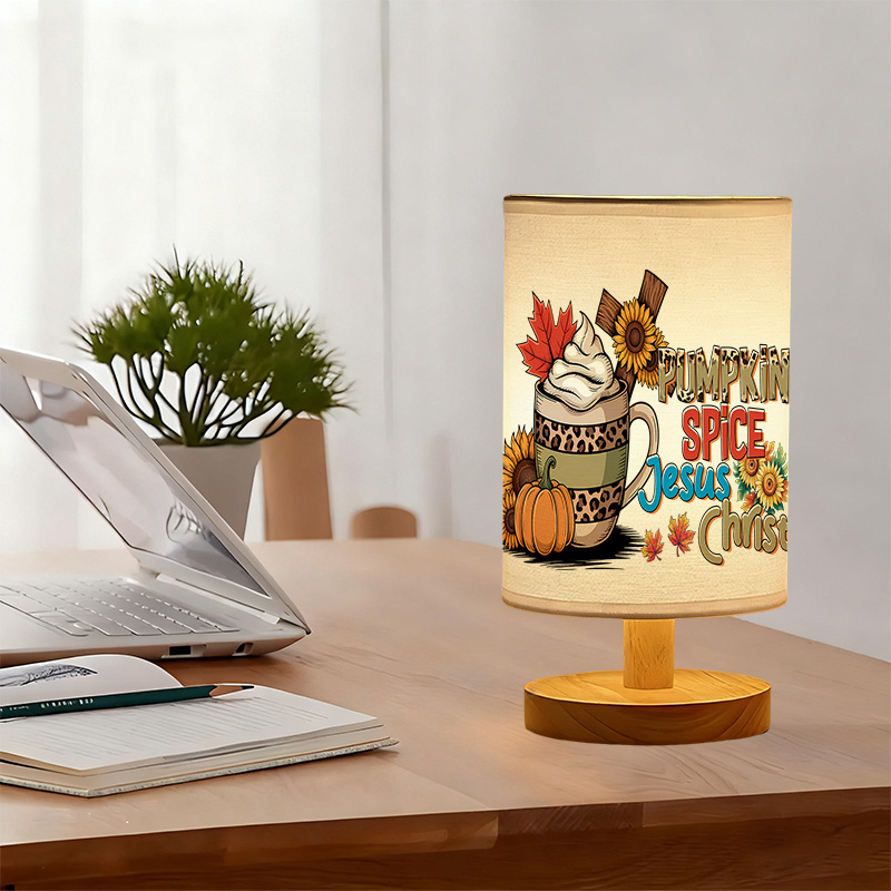 USB-Powered Linen Lamp  Living Room & Bedroom