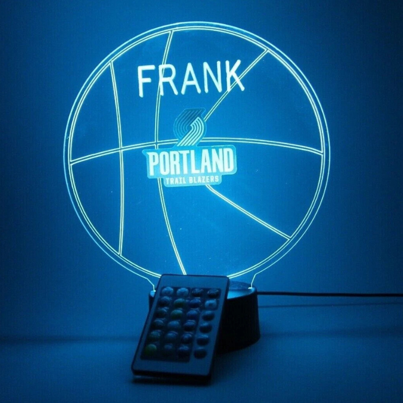 Portland Trail Blazers NBA Basketball Sports Light Up Lamp