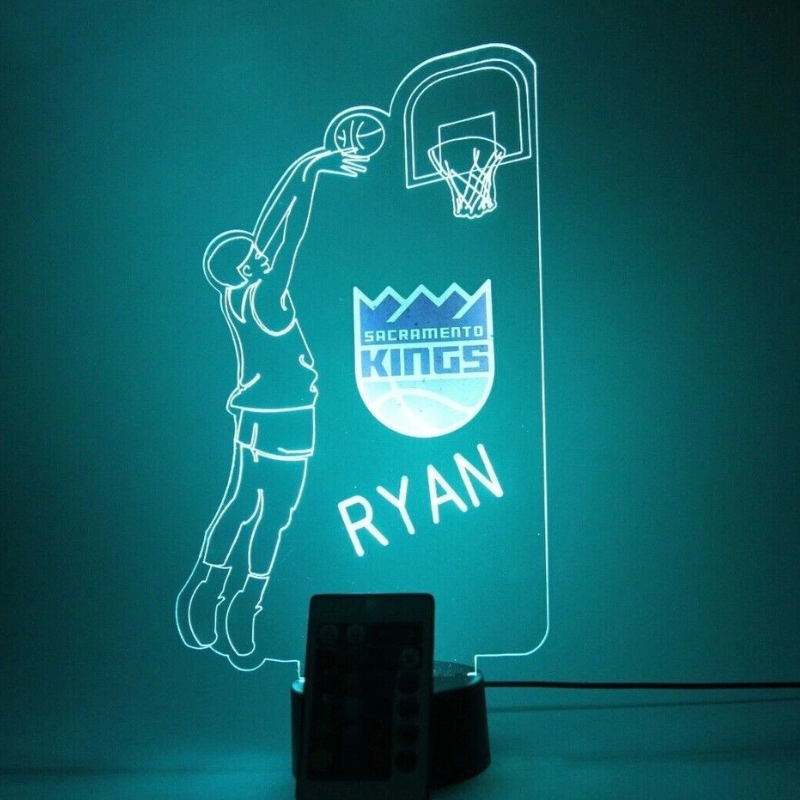Sacramento Kings NBA Basketball Player Sport Light Up Lamp