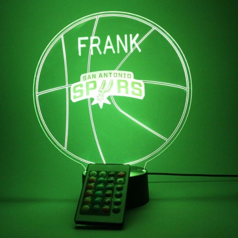 San Antonio Spurs NBA Basketball Sports Fan Light Up Lamp