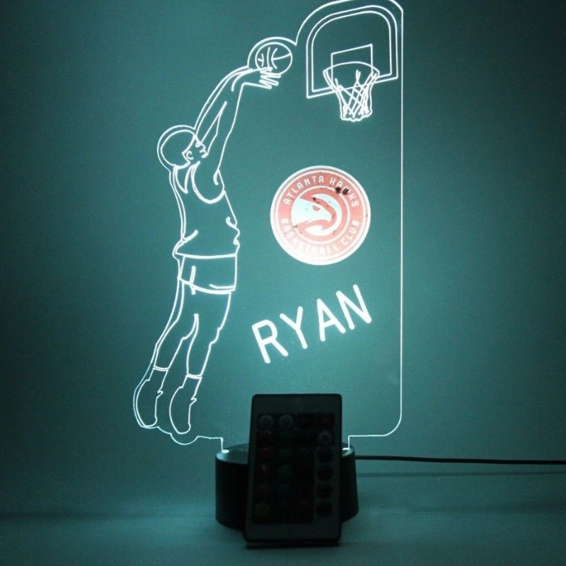Atlanta Hawks NBA Basketball Player Sports Light Up Lamp
