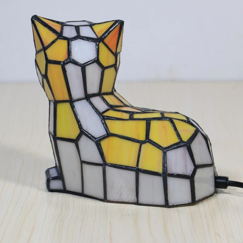 Tiffany Style Pomeranian Lamp