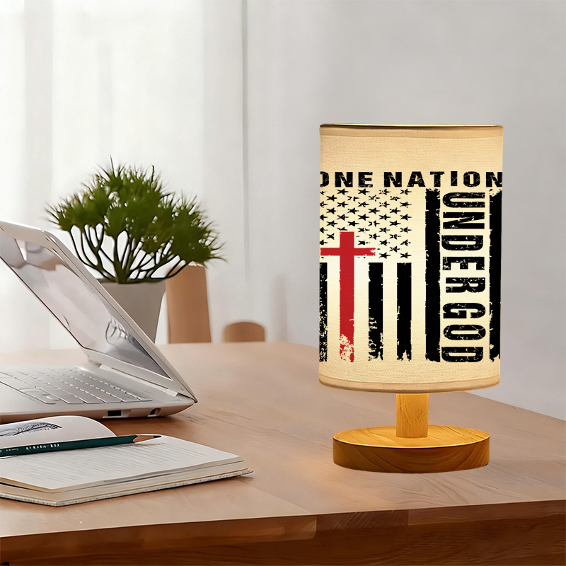 USB powered Linen Lamp with a Unique Design and Exquisite Patterns