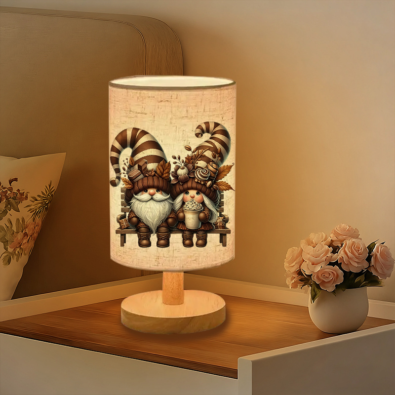 Modern USB-powered Linen Lamp with a Unique Design and Exquisite Pattern