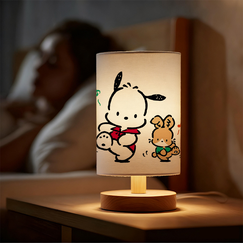 A Modern Sanrio USB Powered Linen Lamp