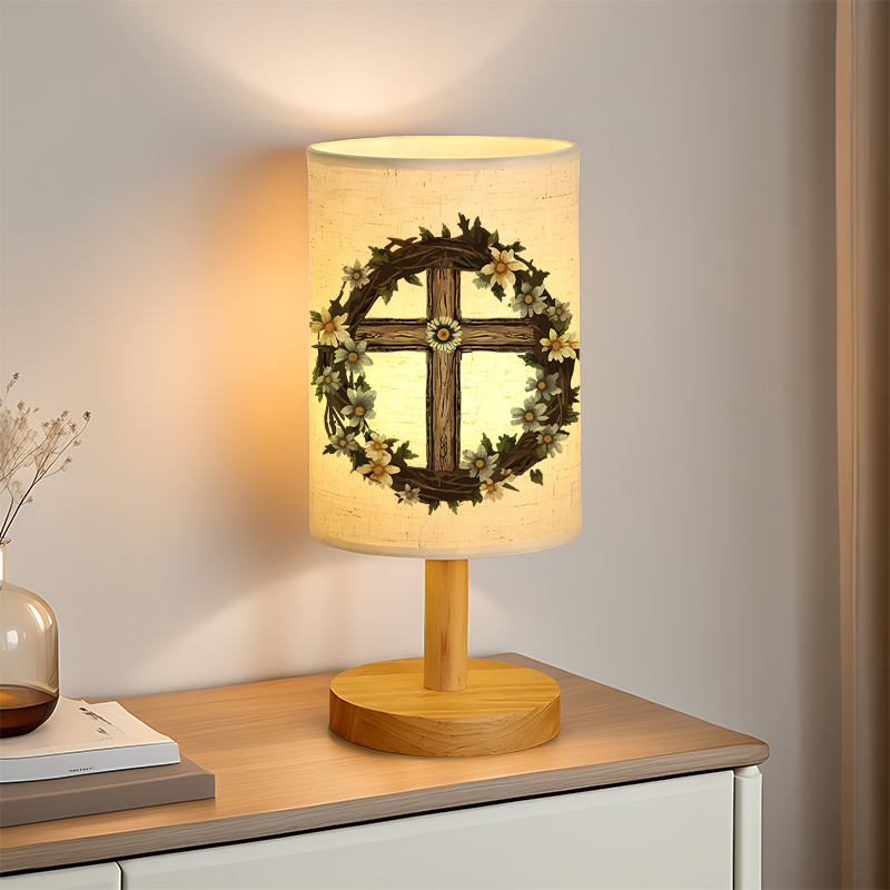 Modern USB-powered Linen Lamp with a Unique Design and Exquisite Patterns